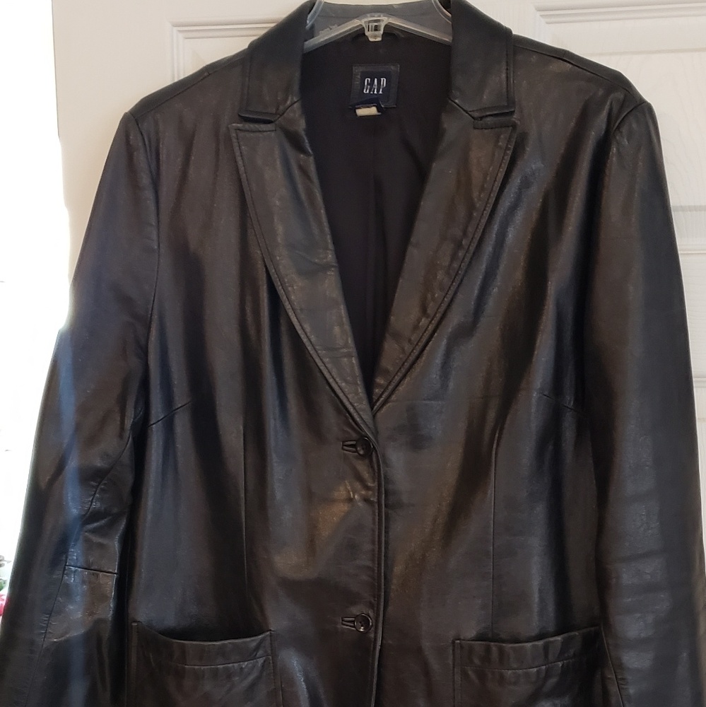 Women's Gap leather jacket